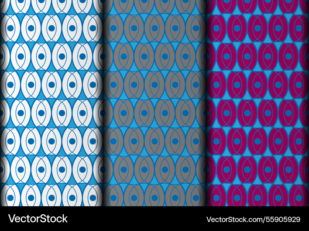 Seamless pattern design vector image