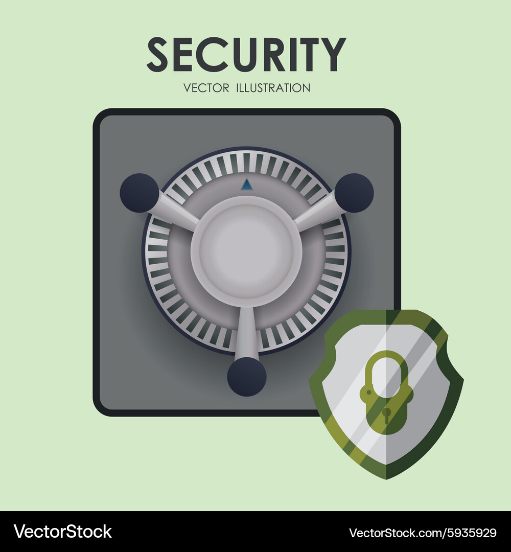 Security system design Vector Image