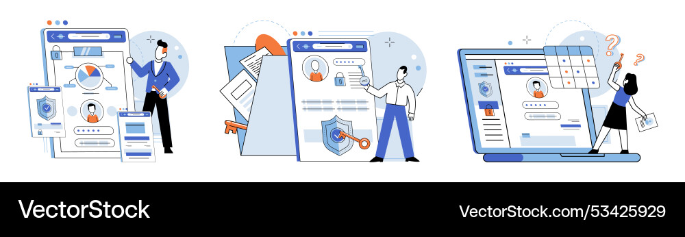 User authorization accounts should User authorization accounts should vector image