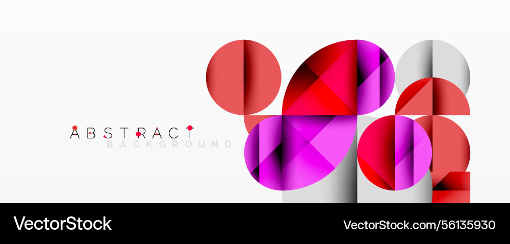 Abstract geometric composition overlapping Abstract geometric composition overlapping vector image