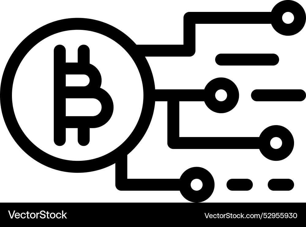 Digital icon thin linear style design isolated Digital icon thin linear style design isolated vector image