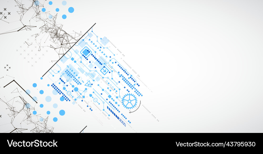 Tech Plexus Abstract Background vector image