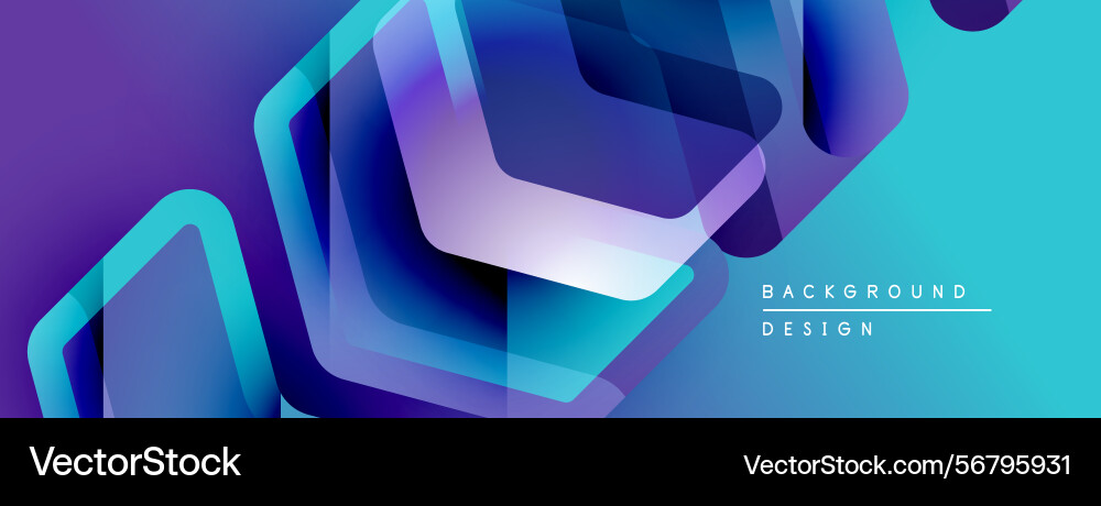 Abstract geometric shapes overlap creating Abstract geometric shapes overlap creating vector image