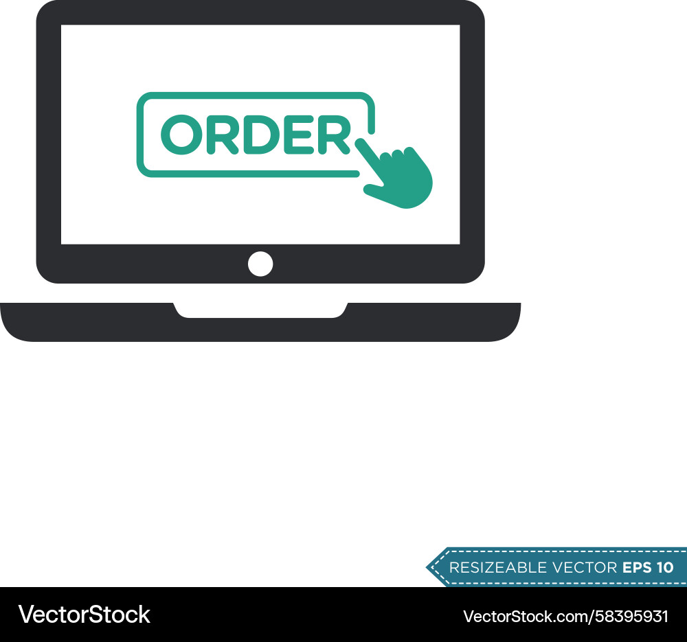 E-Commerce Buy Pointer Icon Vector Image