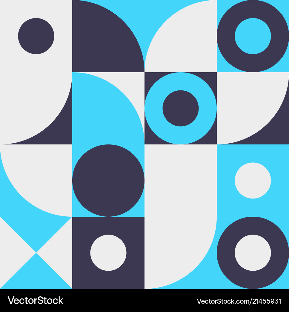 Geometric Pattern - Modern Blocks vector image