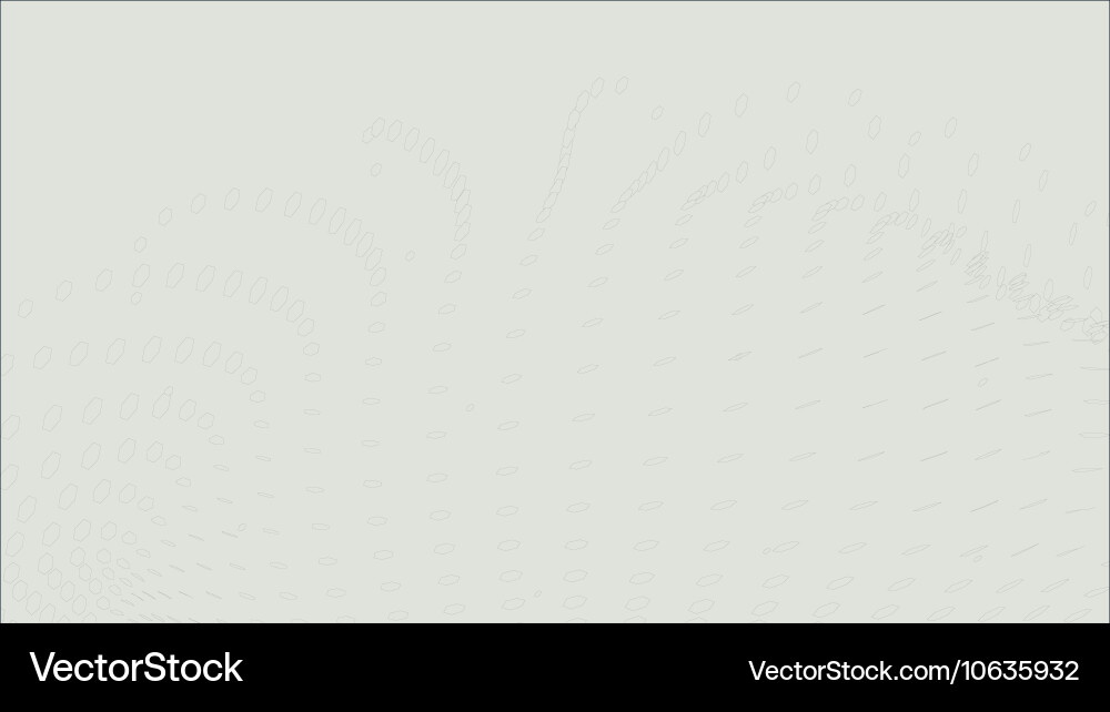 Abstract 3d illuminated distorted mesh sphere vector image