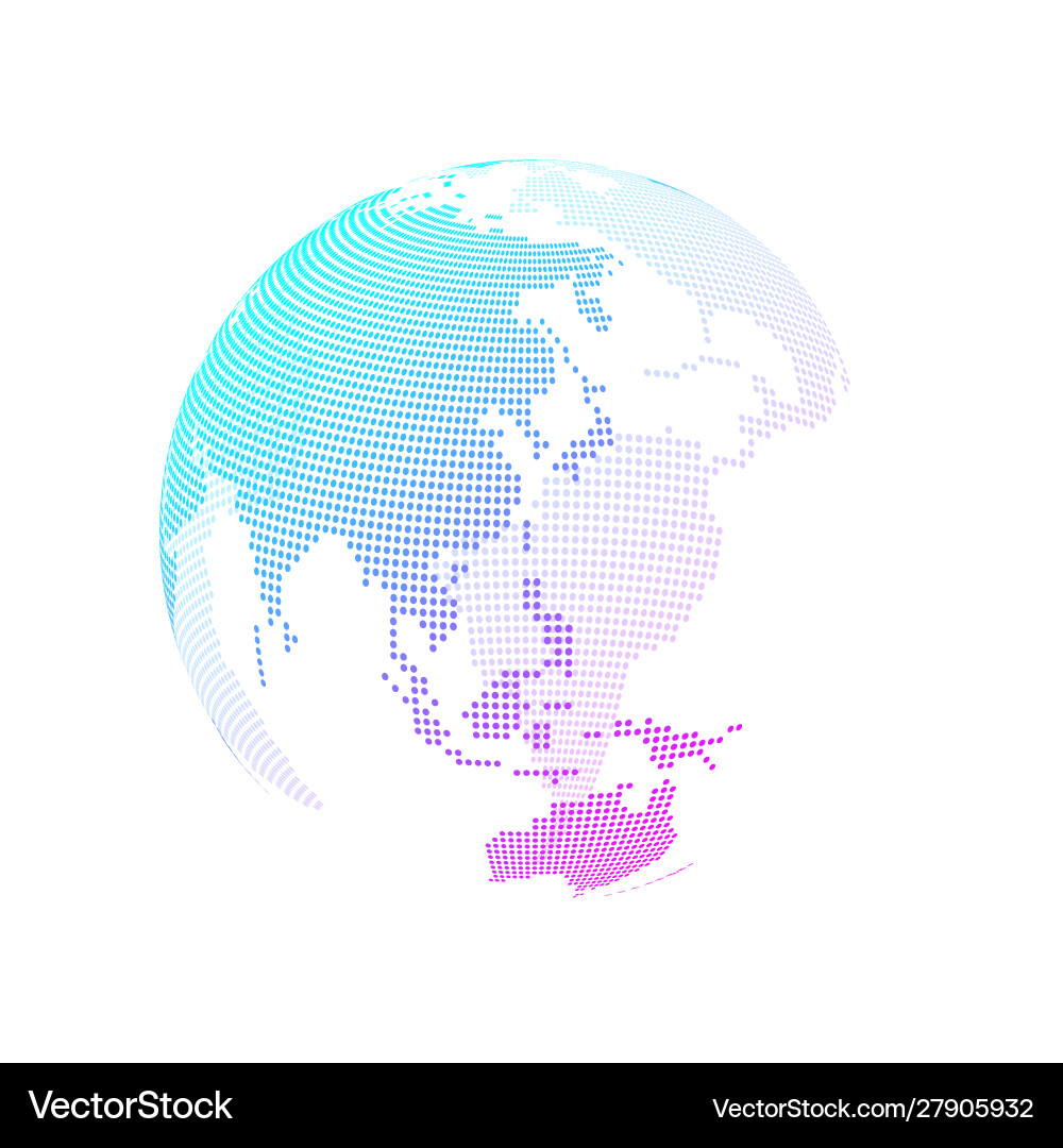 Global network connection concept big data Global network connection concept big data vector image