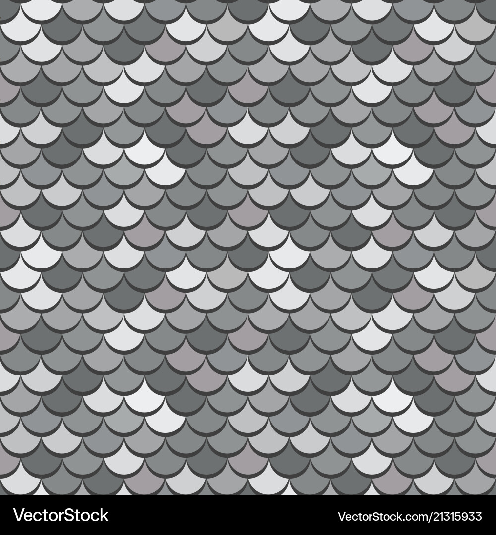 Paper scales seamless squama silver Paper scales seamless squama silver vector image