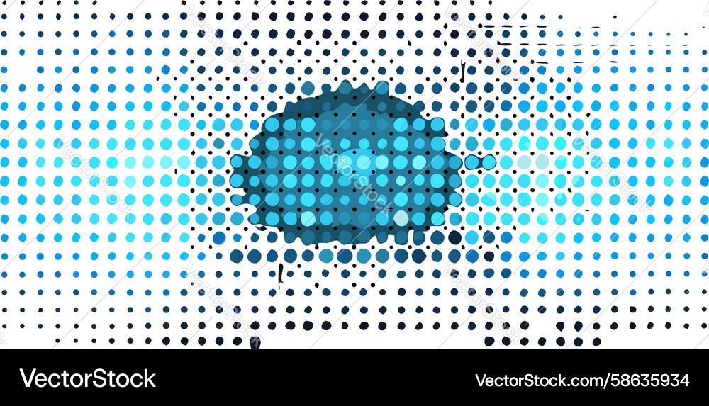 AI Neural Network Brain Vector Image