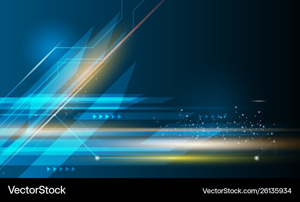 Dynamic Speed & Motion Blur Vector Image