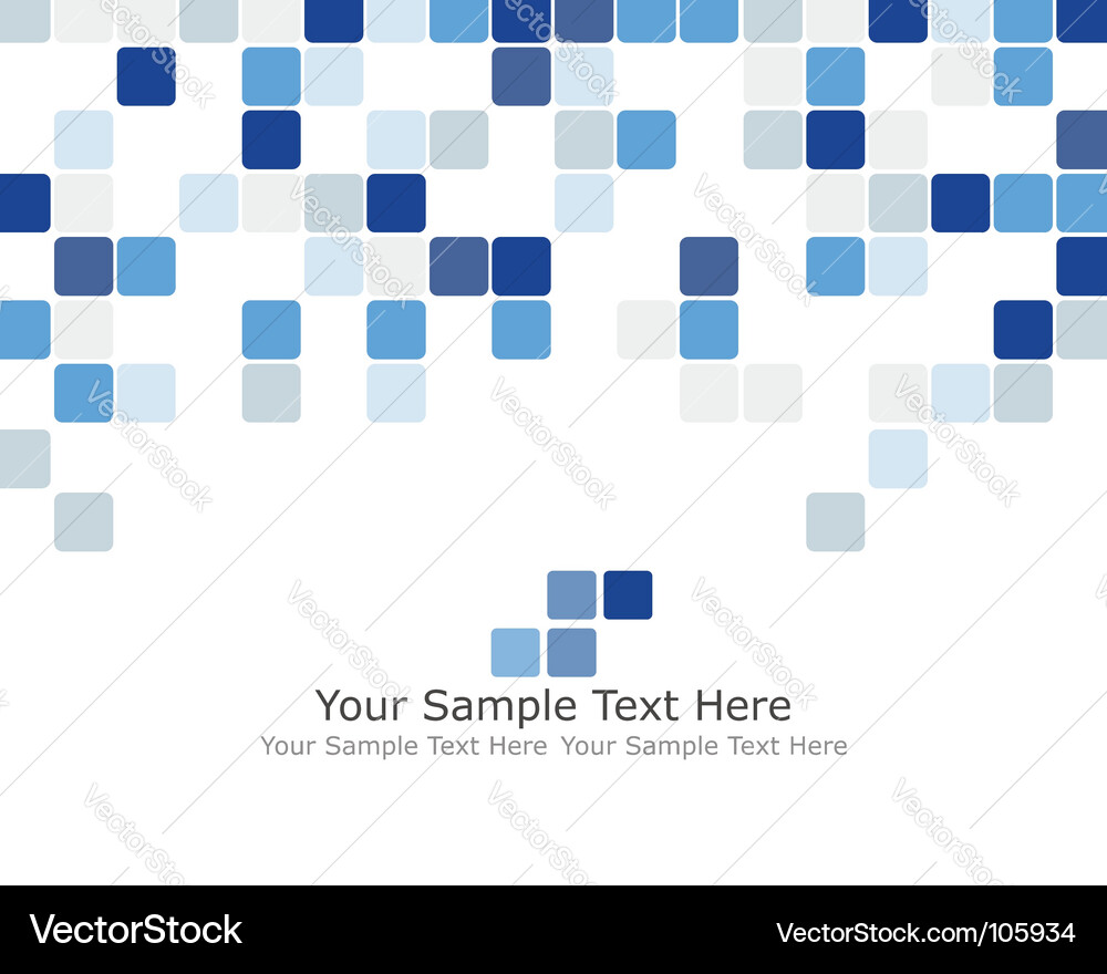Geometric Block Pattern vector image