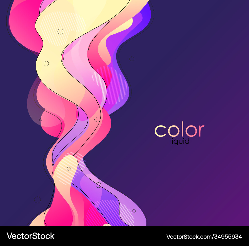 Moving colorful abstract background dynamic Moving colorful abstract background dynamic vector image