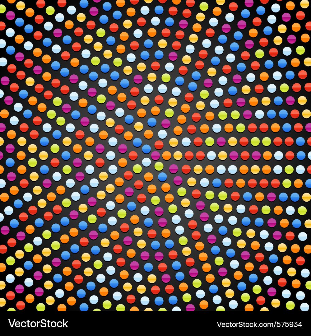 Rounded Pixel Scatter Background vector image