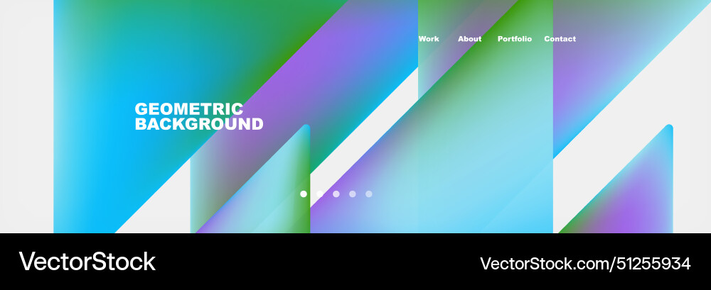 Triangle minimal web site page background design Triangle minimal web site page background design vector image