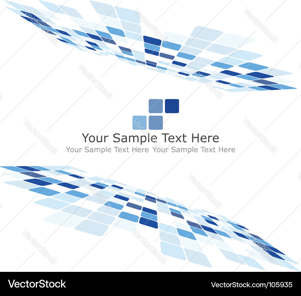 Checked background vector image