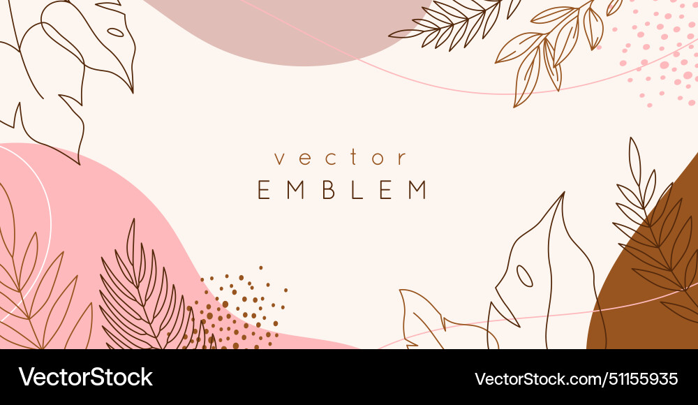 Design templates in simple modern style with copy Design templates in simple modern style with copy vector image