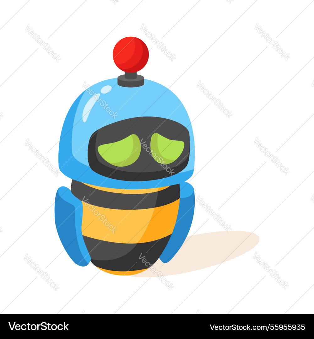 Robot assistant vector image