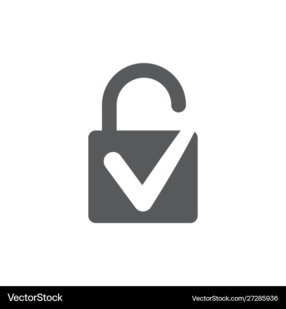 Access Icon - Secure Connection vector image