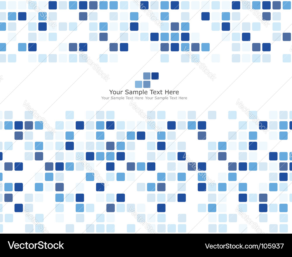 Geometric Square Pattern vector image