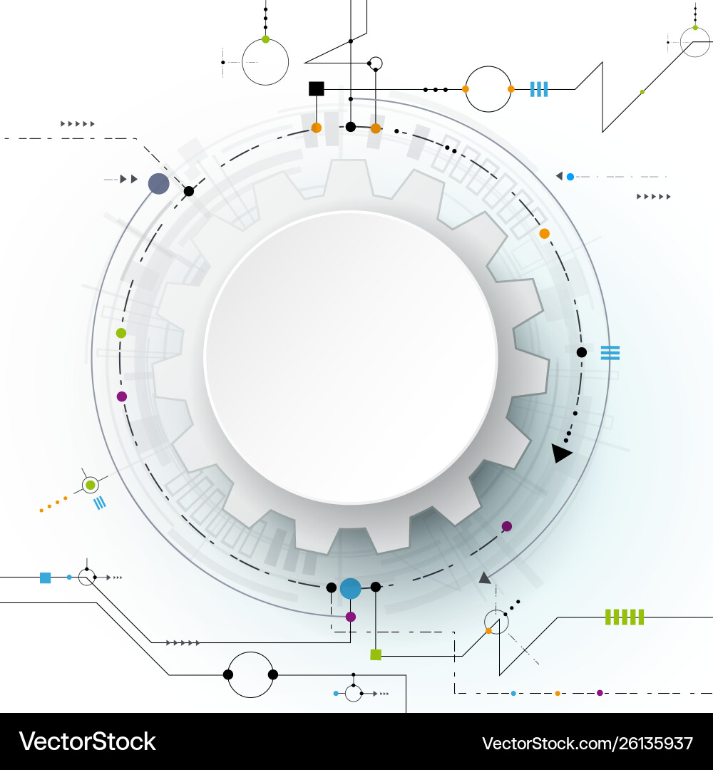 Hi-tech digital technology Royalty Free Vector Image