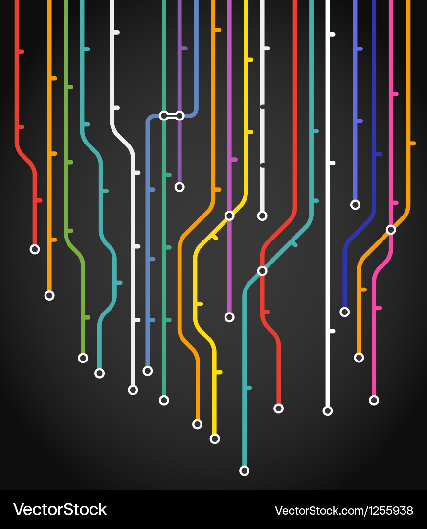 Abstract Line Network Background Vector Image