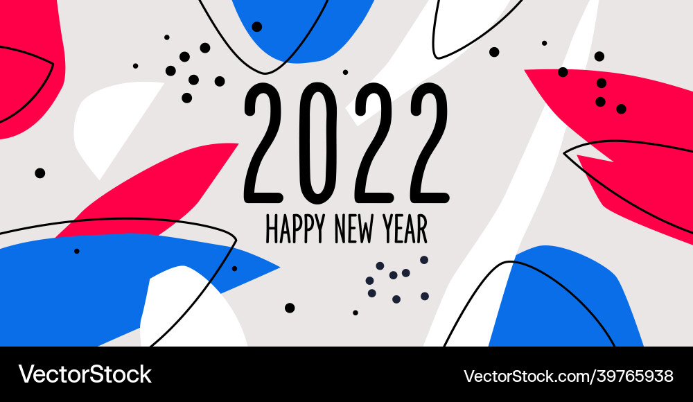 Background with the inscription happy new year Background with the inscription happy new year vector image