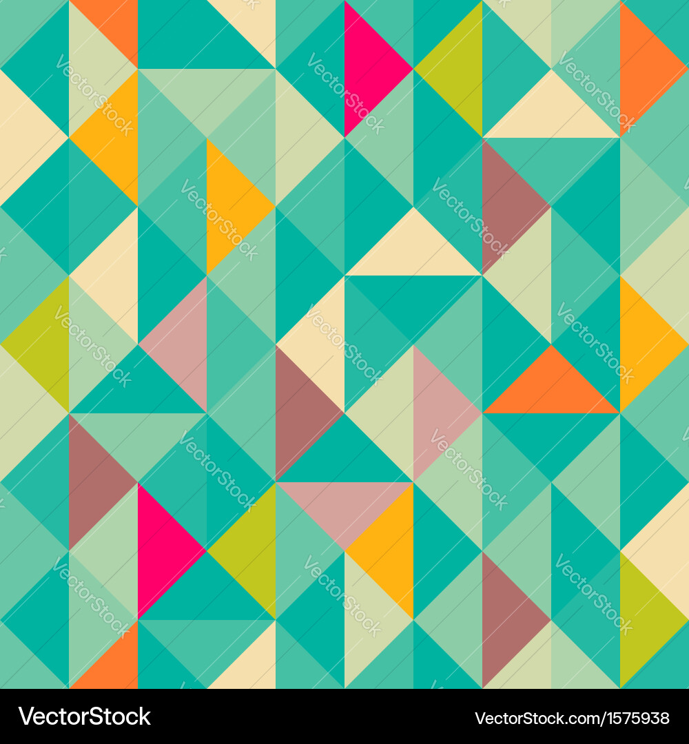 Geometric Triangle Pattern vector image