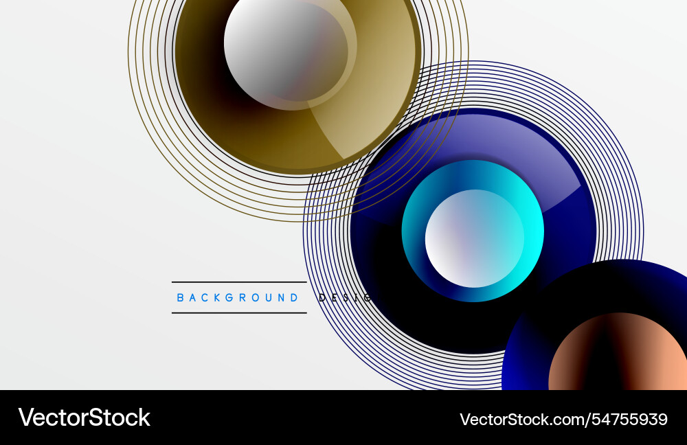 Abstract composition of overlapping circles Abstract composition of overlapping circles Vector Image