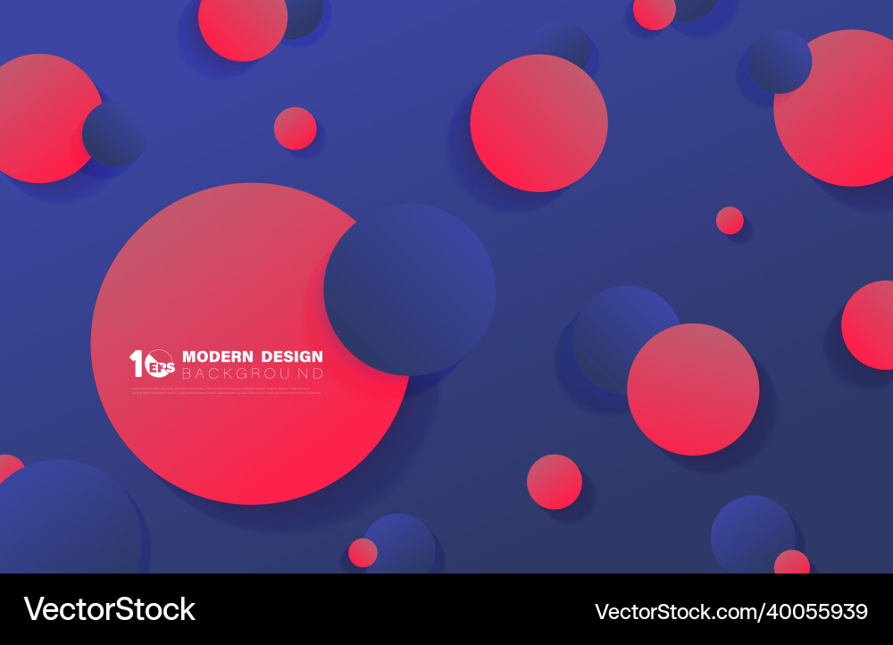 Abstract gradient circle color template Abstract gradient circle color template vector image