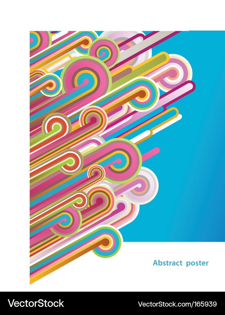 Abstract lines vector image