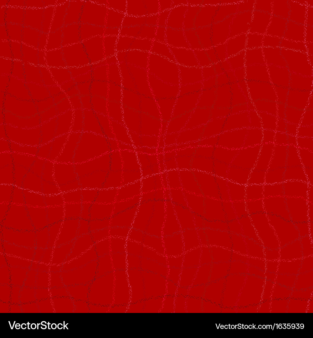 Abstract Wavy Red Pattern Vector Image