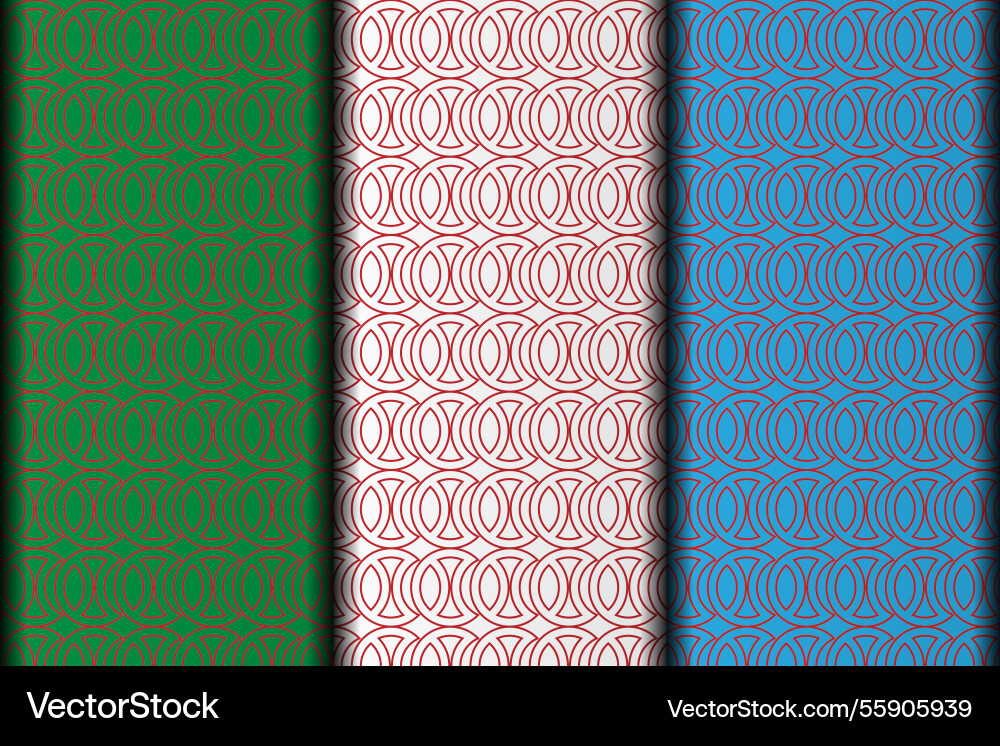 Circle style pattern design vector image