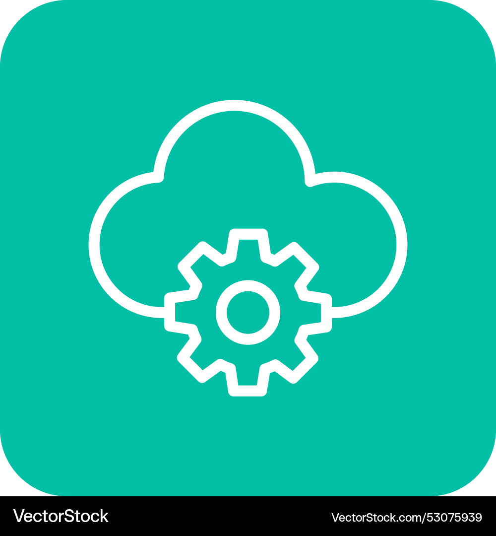 Cloud computing icon design vector image