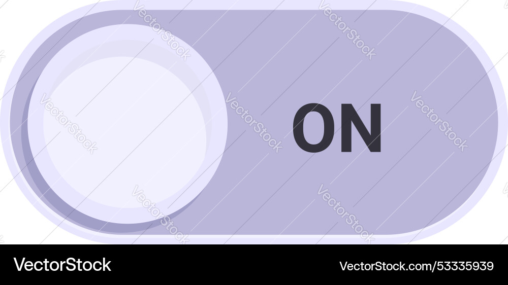 On off switch button showing power control On off switch button showing power control vector image
