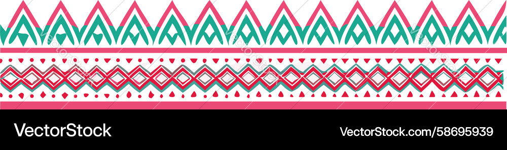 Red Triangle Pattern Vector Image