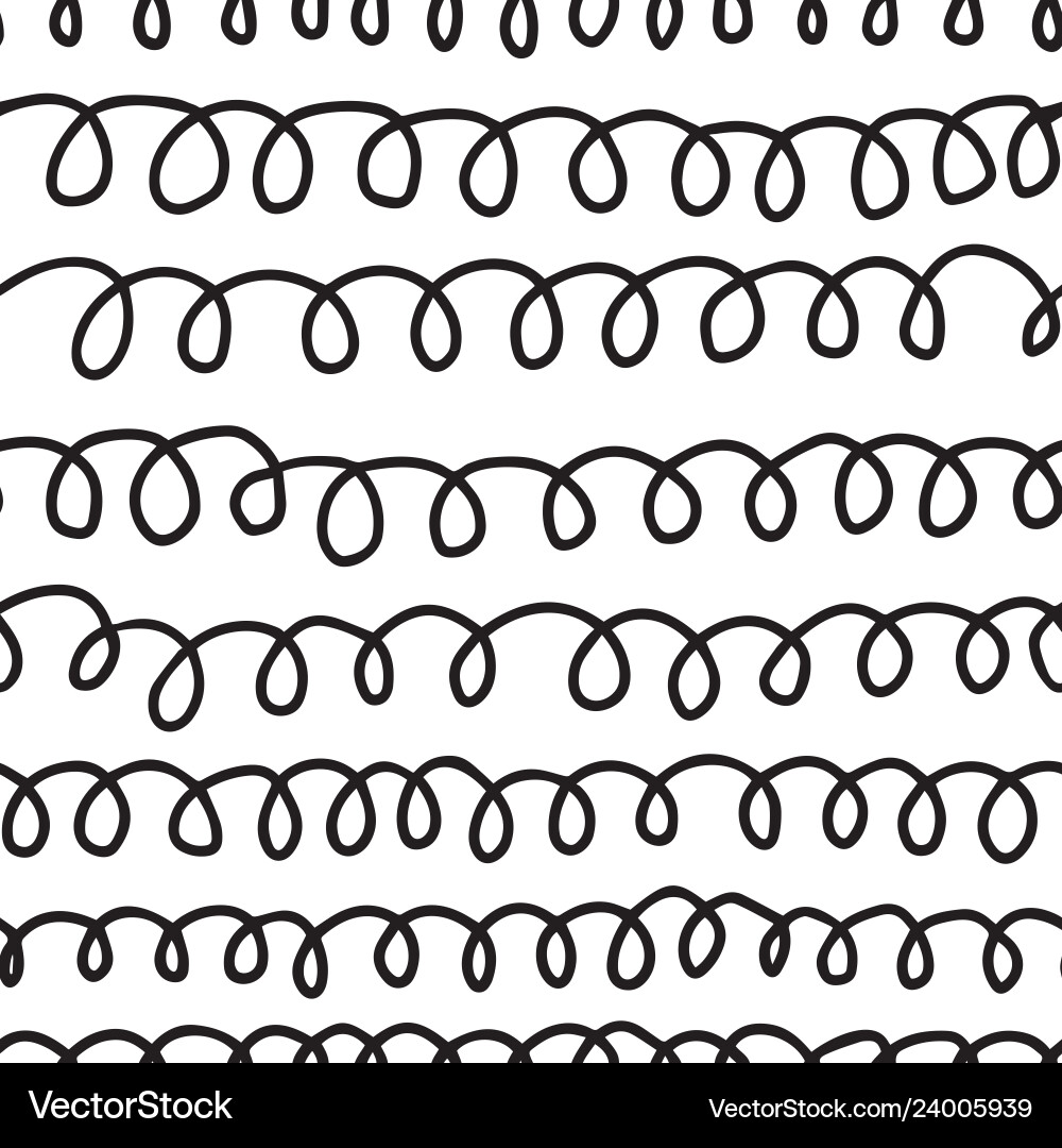 Scribble pattern vector image