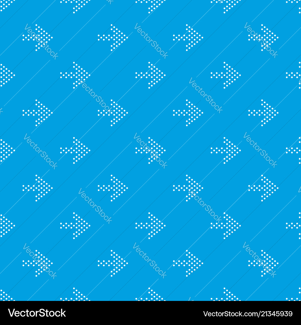 Small dots right arrow pattern seamless Small dots right arrow pattern seamless vector image