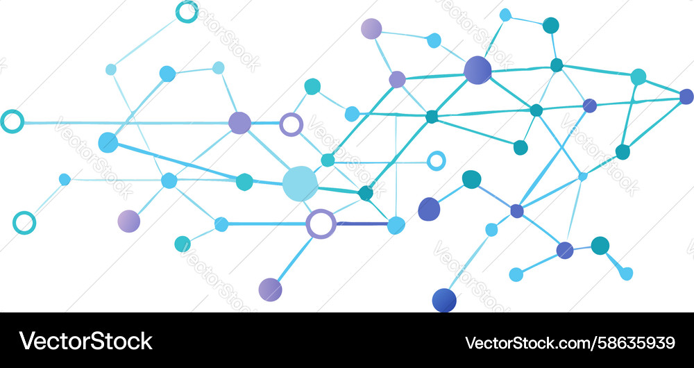 Smart Grid Data Visualization Vector Image
