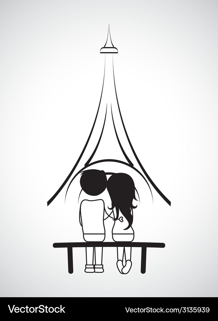 Tower eiffel design Vector Image