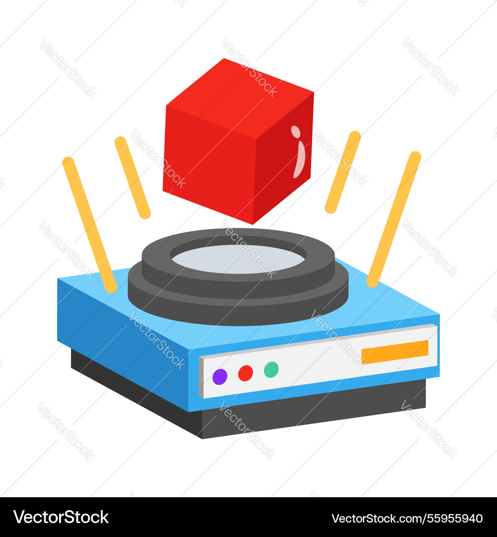 3d modeling Vector Image