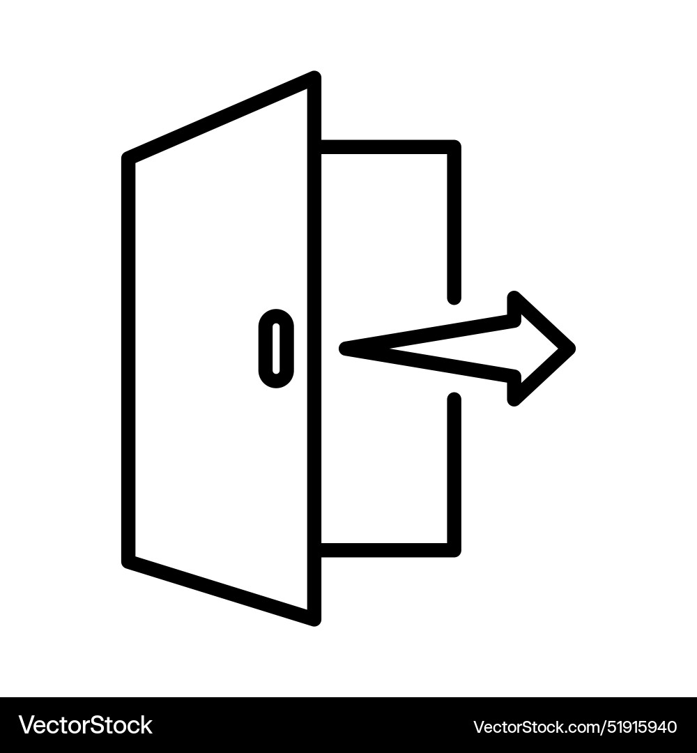 Exit icon set signage for safety and navigation Exit icon set signage for safety and navigation vector image