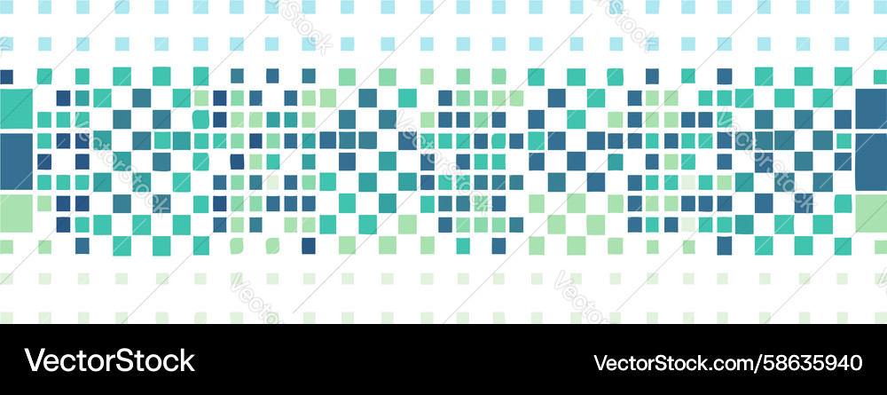 Pixelated Digital Abstract Pattern Vector Image