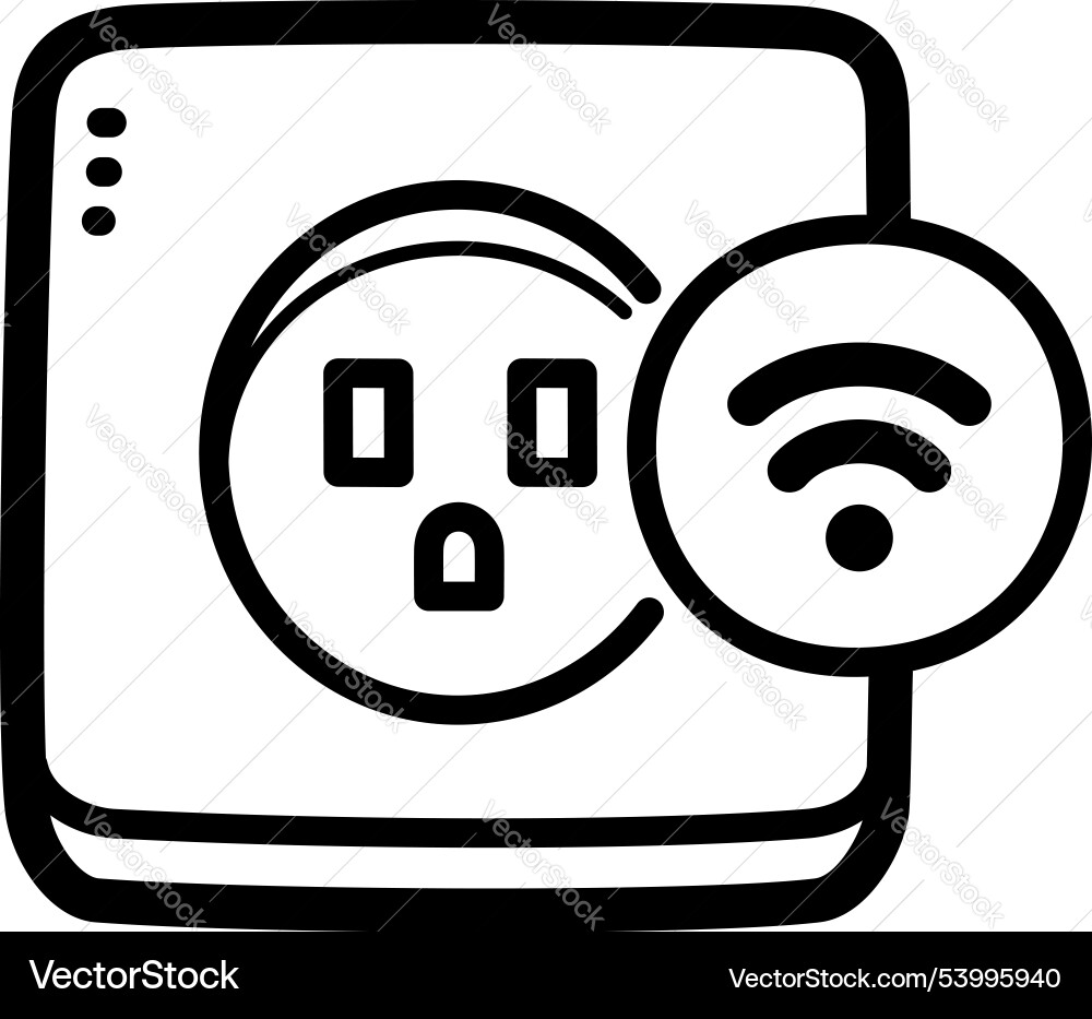 Socket - home automation icons Vector Image