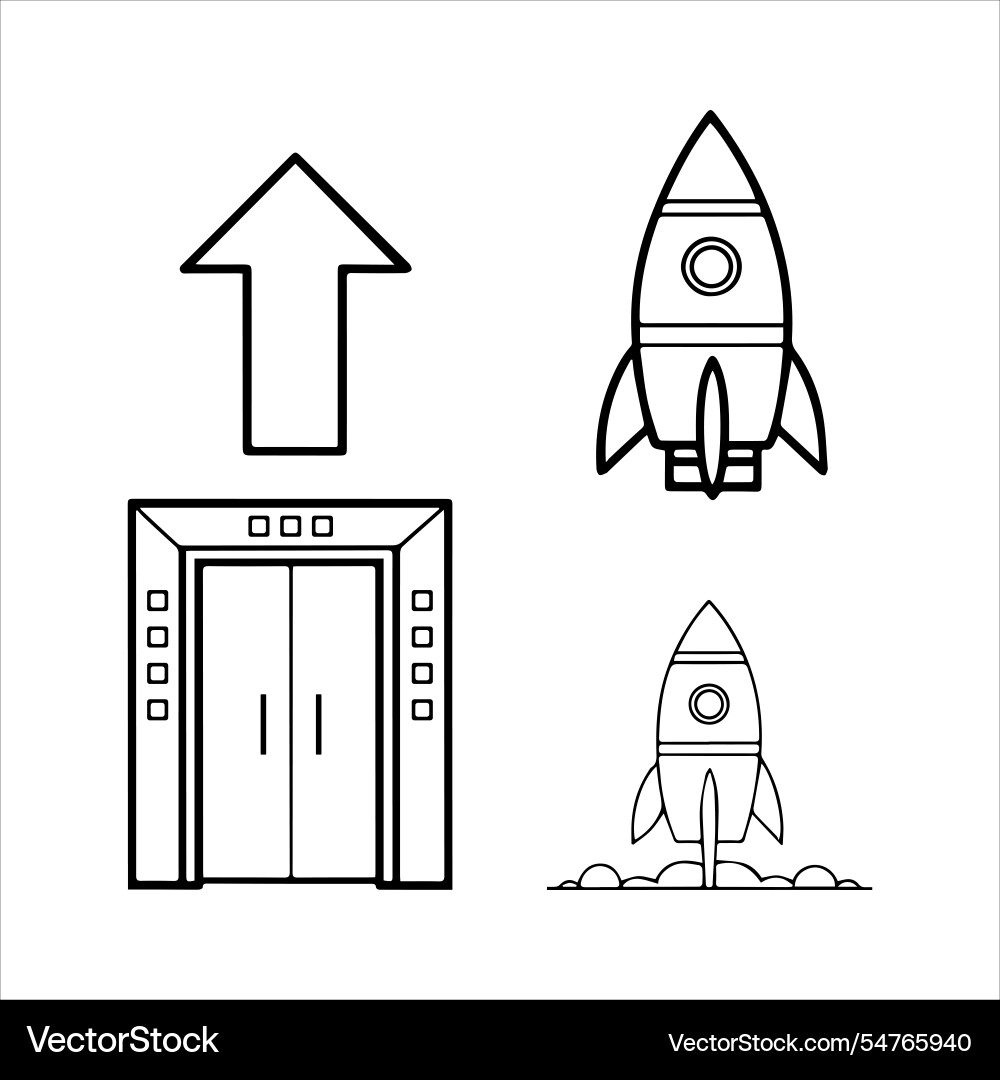 Swipe top or scroll to icons editable Swipe top or scroll to icons editable Vector Image
