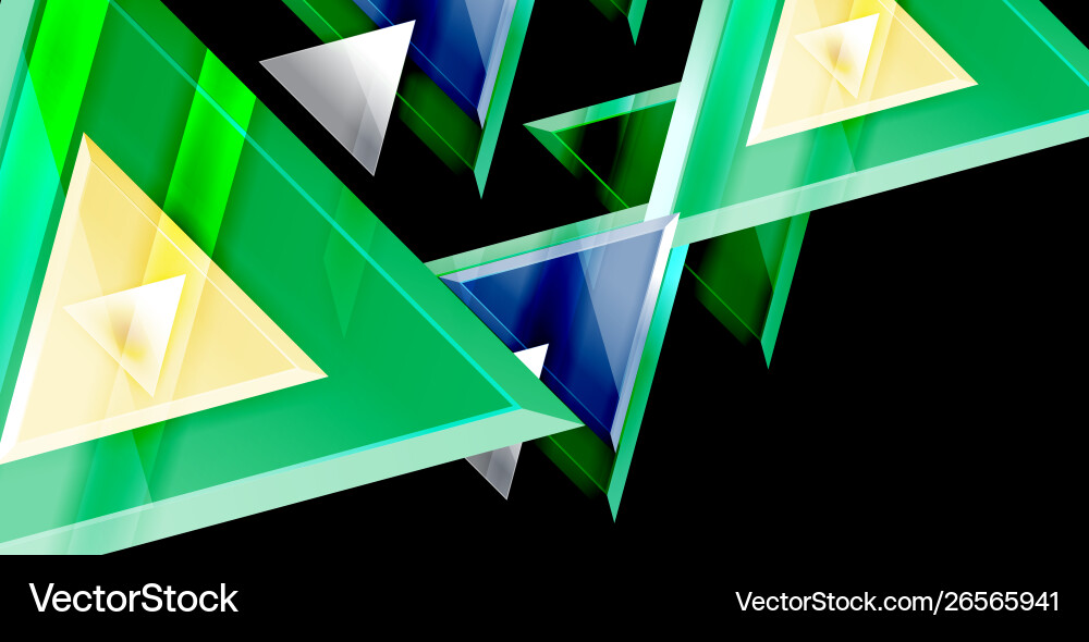 3d triangular minimal abstract background 3d triangular minimal abstract background vector image