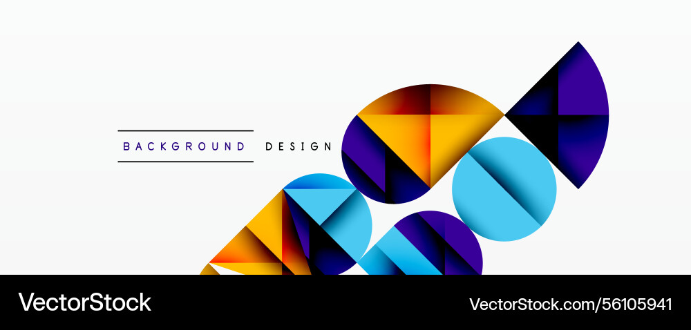 Abstract geometric pattern with intersecting Abstract geometric pattern with intersecting Vector Image