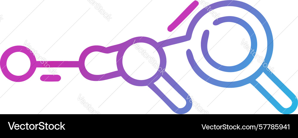 Abstract tech search innovative algorithms design vector image