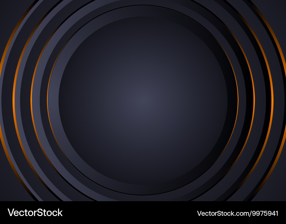 Circular Layered Background vector image