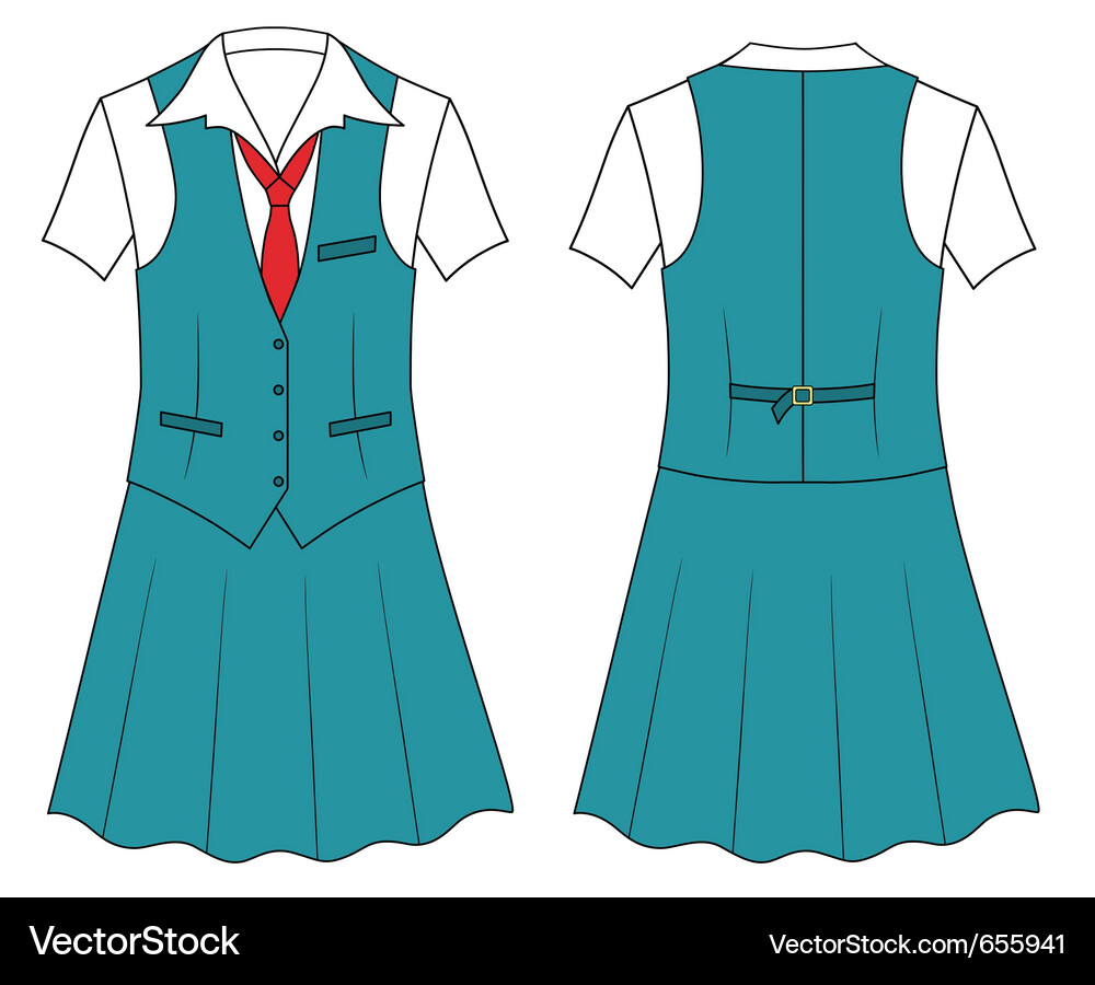 Frau im Business Suit Vektorbild