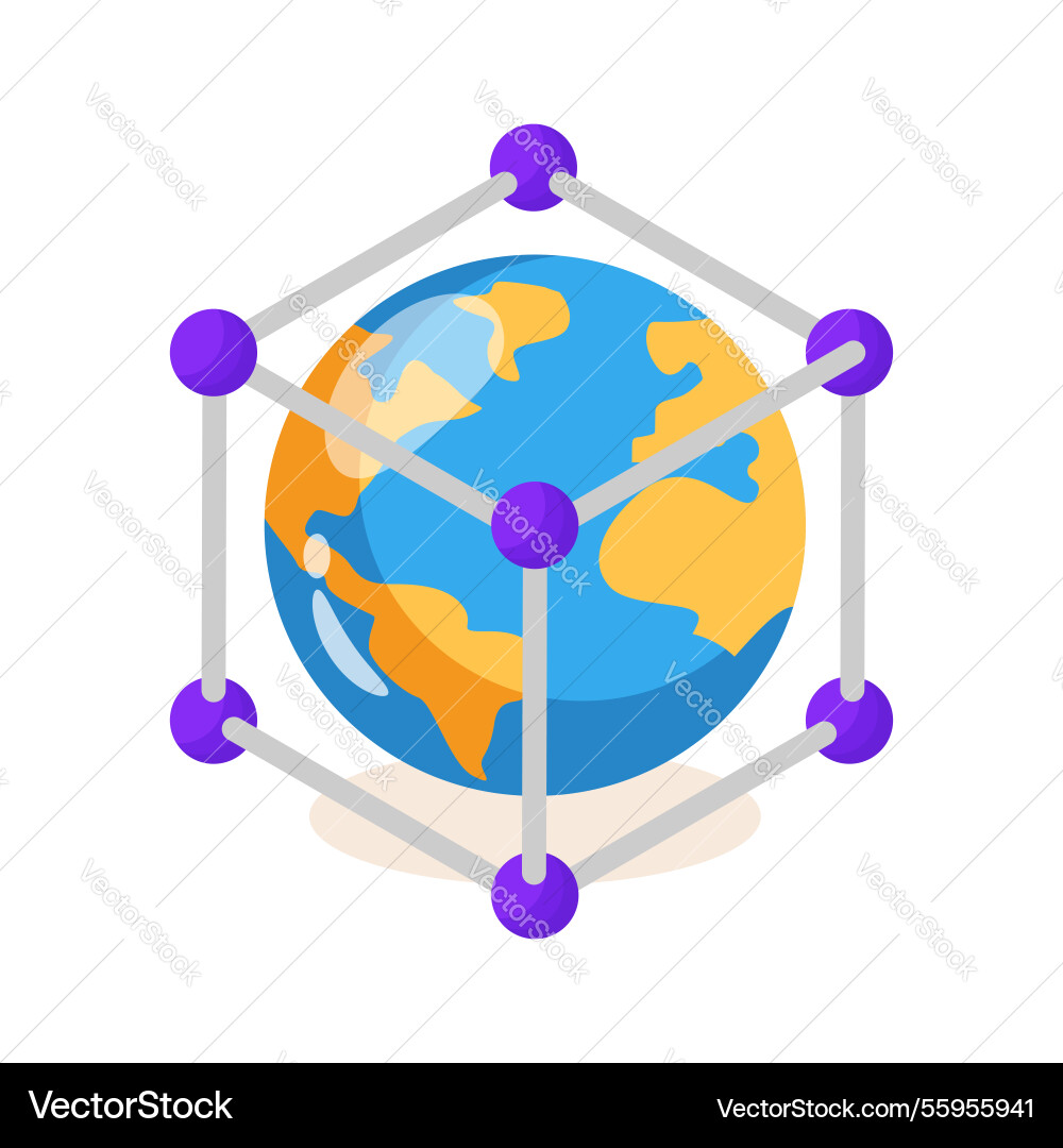 Global networking Vector Image